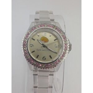 Alex's Lemonade Stand by ElyseRyan Watch Women Clear Band-‎ New Battery